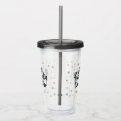 Moderne, kleurrijke cadeau voor favoriete lerarens acryl drinkbeker (Rechts)