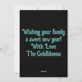 Moderne Kleurrijke Chag Sameach JoodseFeestdagGroe Feestdagenkaart (Achterkant)