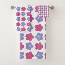 Moderne kleurrijke Chic Floral Pattern Bath Towel  Bad Handdoek