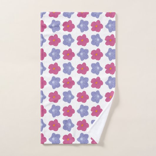 Moderne kleurrijke Chic Floral Pattern Bath Towel  Bad Handdoek (Handdoek)