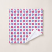 Moderne kleurrijke Chic Floral Pattern Bath Towel  Bad Handdoek (Wasdoekje)