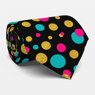 Moderne kleurrijke cirkels naadloos patroon stropdas