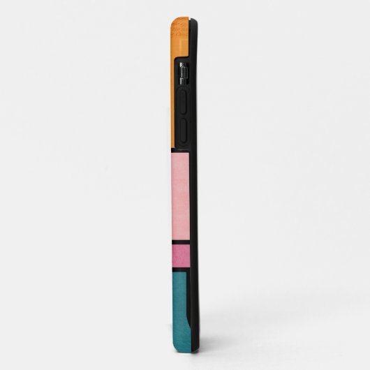 Moderne kleurrijke collage stijl Case-Mate iPhone case (Achterkant/links)