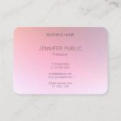 Moderne, kleurrijke design stijlvolle Sjabloon Visitekaartje (Achterkant)