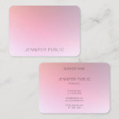 Moderne, kleurrijke design stijlvolle Sjabloon Visitekaartje (Voorkant / Achterkant)