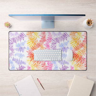 Moderne Kleurrijke Desk Mat met Zure Borstel Strok