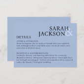 Moderne kleurrijke details over het eenvoudige let informatiekaartje (Voorkant / Achterkant)