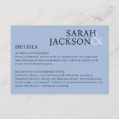 Moderne kleurrijke details over het eenvoudige let informatiekaartje (Voorkant)