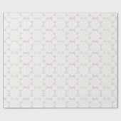 Moderne, kleurrijke Elegant Trendy Sjabloon Cadeaupapier (Vlak)