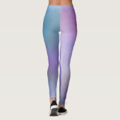 Moderne, kleurrijke, elegante Abstracte Art Sjablo Leggings (Achterkant)