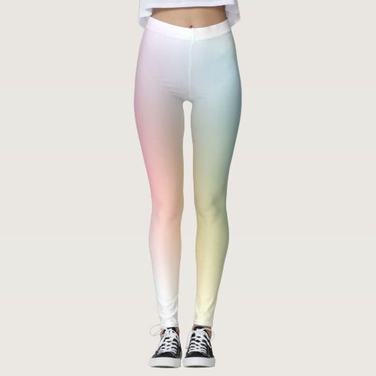 Moderne kleurrijke elegante bovenste Sjabloon Leggings (Voorkant)