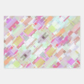 Moderne kleurrijke en heldere Abstracte geometrisc Inpakpapier Vel (Voorkant 3)