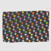 Moderne kleurrijke en klare kolen zilverpolaire do golfhanddoek (Horizontaal)