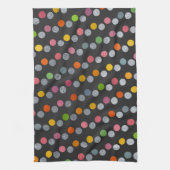 Moderne kleurrijke en klare kolen zilverpolaire do theedoek (Verticaal)