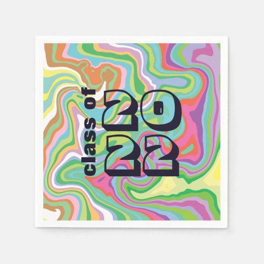 Moderne kleurrijke en vette Afstuderen klasse van Servet (Voorkant)