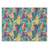 Moderne kleurrijke exotische bladeren tafelkleed (Voorkant (Horizontaal))