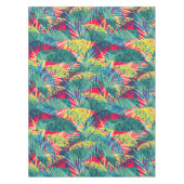 Moderne kleurrijke exotische bladeren tafelkleed (Voorkant)