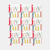 Moderne, kleurrijke feestelijke feestdag fleece deken (Voorkant)