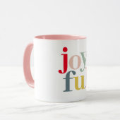 Moderne, kleurrijke feestelijke feestdag mok (Voorkant links)