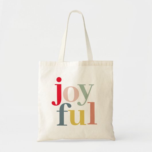 Moderne, kleurrijke feestelijke feestdag tote bag (Voorkant)