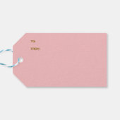 Moderne kleurrijke feestelijke vibes zijn vrolijk  cadeaulabel (Achterkant Horizontaal)