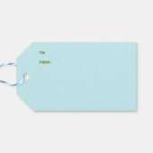 Moderne kleurrijke feestelijke vibes zijn vrolijk  cadeaulabel (Achterkant Horizontaal)