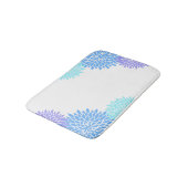Moderne, kleurrijke Floral Bath Mat (Gekanteld)
