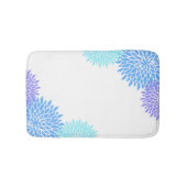Moderne, kleurrijke Floral Bath Mat (Voorkant)