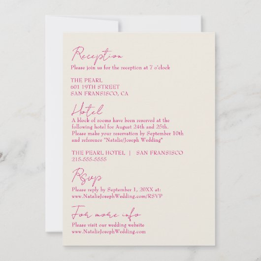 Moderne Kleurrijke Franse Retro Alles In Een Bruil Kaart (Achterkant)