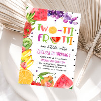 Moderne Kleurrijke Fruit Twotii Frutti 2e Verjaard