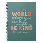 Moderne, kleurrijke, gedurfde typografie is een aa notitieboek (Voorkant)