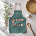 Moderne, kleurrijke, gedurfde typografische planne schort<br><div class="desc">Moderne kleurrijke gewaagde typografie plannen en ideeën leuk schort. Ideaal voor Kerstmis,  Verjaardag,  Nieuw schooljaar,  Zakelijk of leraar cadeau.</div>