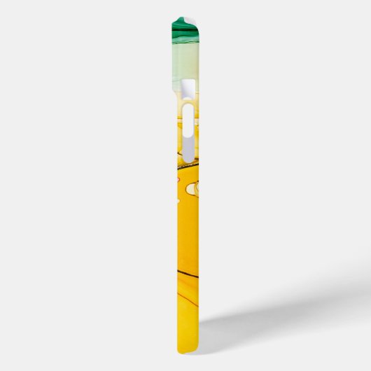 Moderne kleurrijke gemarmerde  naam Case-Mate iPhone case (Achterkant / Links)