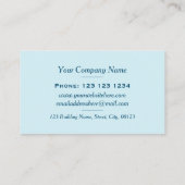 Moderne, kleurrijke geometrische driehoeken archit visitekaartje (Achterkant)