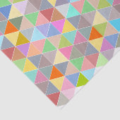 Moderne, kleurrijke geometrische patroonontkoppeli tissuepapier (Detail)