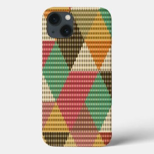 Moderne Kleurrijke Geometrische Vormen & Streepjes Case-Mate iPhone Case