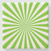 Moderne kleurrijke geometrische zonneschijn Geen Stenen Onderzetter (Voorkant)