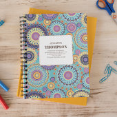 Moderne Kleurrijke Gepersonaliseerde Geometrische  Planner