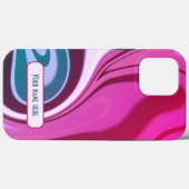 Moderne Kleurrijke Gestreepte Abstracte Levendige Case-Mate iPhone Case (Achterkant (horizontaal))