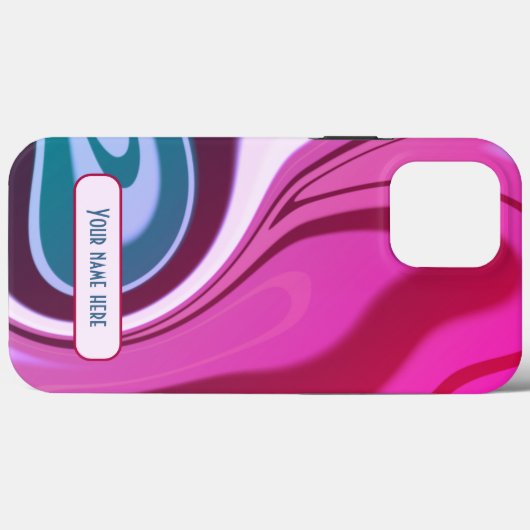 Moderne Kleurrijke Gestreepte Abstracte Levendige  Case-Mate iPhone Case (Achterkant (horizontaal))