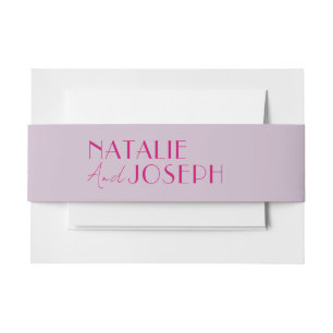 Moderne kleurrijke gewaagde unieke grillige bruilo uitnodigingen wikkel