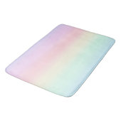 Moderne kleurrijke gradiënt Waterverf Regenboog Badmat (Gekanteld)