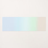 Moderne kleurrijke gradiënt waterverf regenboog yogamat (Achterkant (horizontaal))