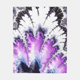 Moderne kleurrijke gradiëntbreuk fleece deken