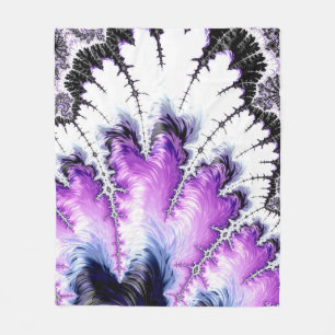 Moderne kleurrijke gradiëntbreuk fleece deken