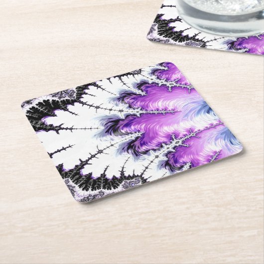 Moderne kleurrijke gradiëntbreuk kartonnen onderzetters (Schuin)