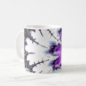 Moderne kleurrijke gradiëntbreuk koffiemok (Voorkant links)