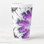 Moderne kleurrijke gradiëntbreuk latte mok (Voorkant)