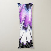 Moderne kleurrijke gradiëntbreuk lichaamskussen (Achterkant (Verticaal))