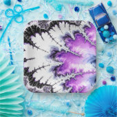 Moderne kleurrijke gradiëntbreuk papieren bordje (Feest)